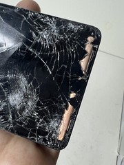 Essential Phone (PH-1) 128GB – Black (Unlocked) Smartphone – AS-IS Broken Screen