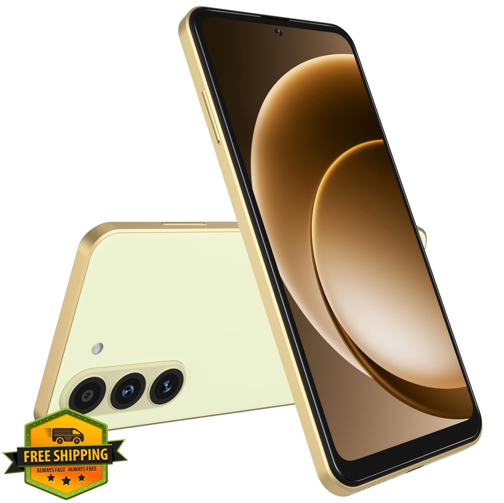Zolykool A1a Light Gold Android 14 Go Cell Phone 6.6″ HD+