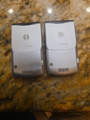 Two Motorola RAZR / Razor V3 – grey Flip Phone – READ Parts Only Untested