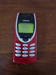 NOKIA 8210 RED WORKING CELL PHONE WITH CHARGER