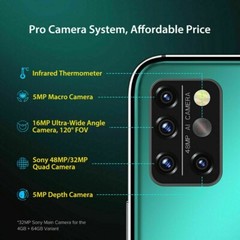 UMIDIGI A9 Pro 6GB+128GB Unlocked Sim 6.3” Quad Camera, Android 10, New Phone