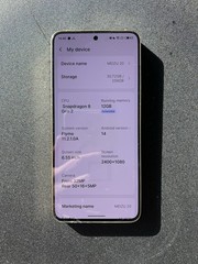 Mint Meizu 20 Dual SIM 256+12RAM 5G Unlocked Android Phone Qualcomm 8Gen2