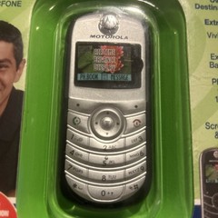New Motorola C Series C139 Black Silver TracFone Cellular Phone Sealed