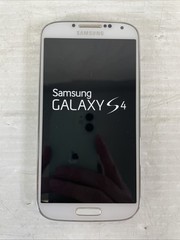 Samsung SCH-i545 Galaxy S4 White Verizon Smart Cell Phone Works Good Condition