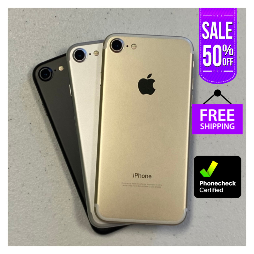Apple iPhone 7 Unlocked Verizon -32GB 128GB- At&t T-Mobile A1660/A1778
