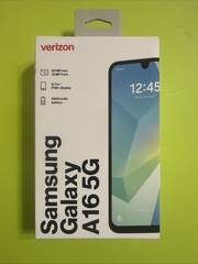 Verizon Prepaid – Samsung Galaxy A16 128GB 5G SM-A166U – Blue Black, NEW SEALED