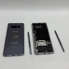 LOT OF 2 Samsung Galaxy Note8 SM-N950U1 6.3″ Cracked & Bad Battery (B12:3)