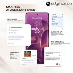 MOTOROLA Moto Edge 60 Pro 5G-Factory Unlocked-Global-16GB 512GB-Sparkling Grape