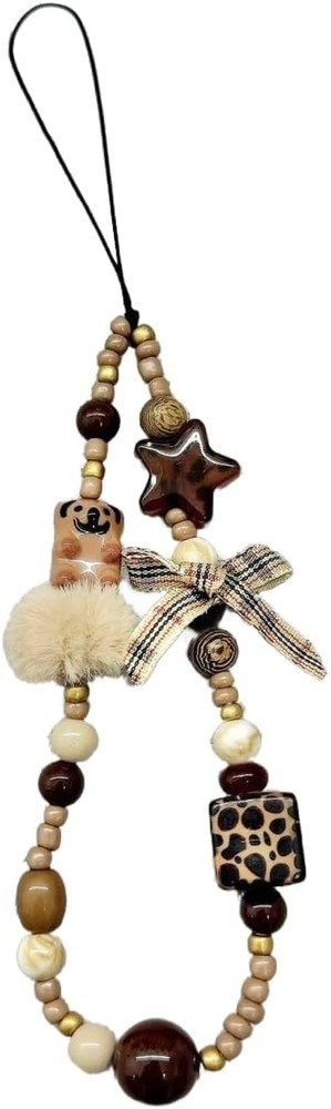 Beaded Camera Wrist Strap Cute Digital Camera Charm Lanyard Phone Charms Strap