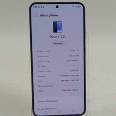 Verizon Samsung Galaxy S25 12GB RAM 128GB SM-S931U Navy