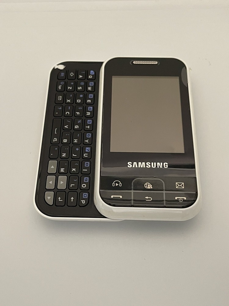Samsung Movistar Chat 350 – White (MISSING BATTERY) WORKS FINE