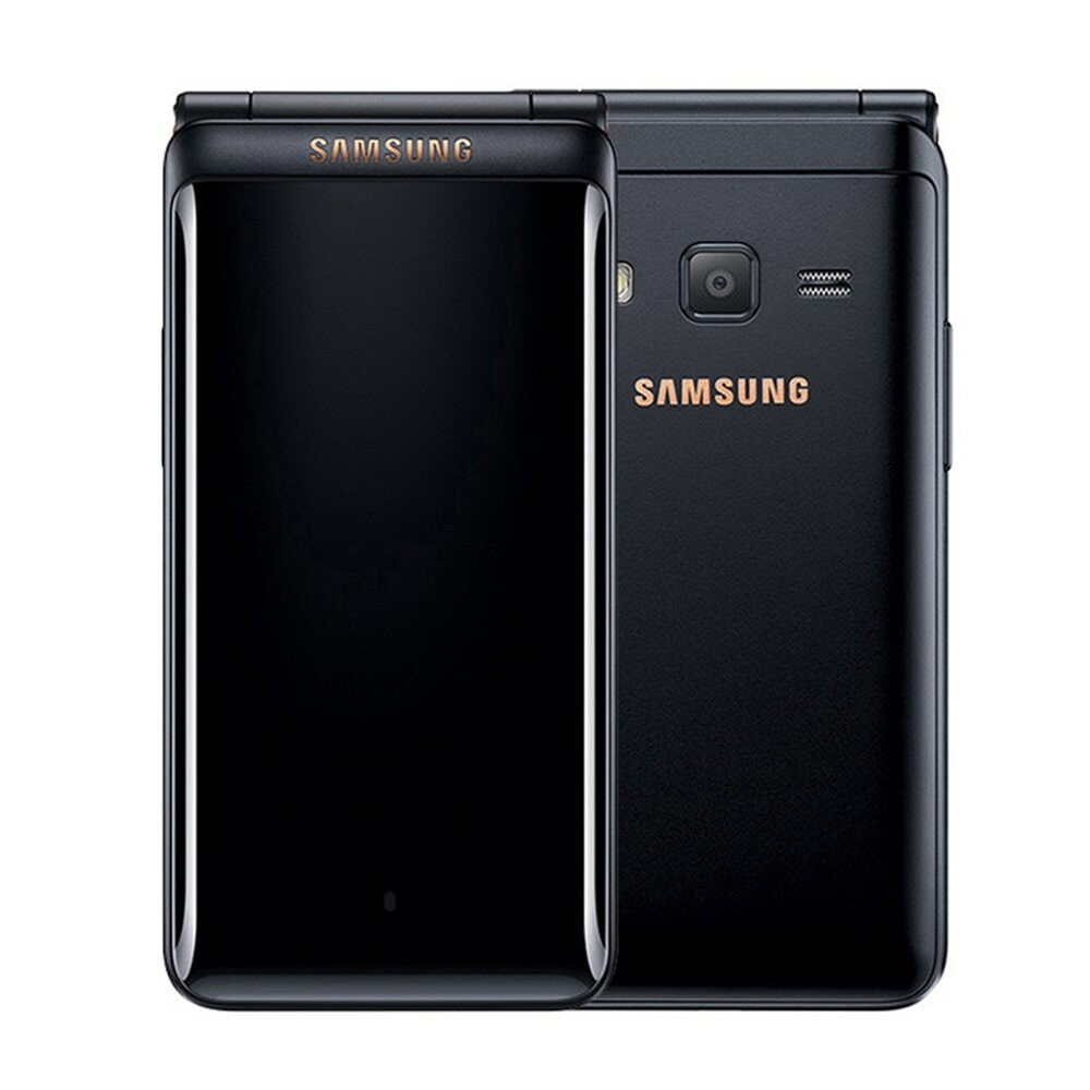 Samsung Galaxy Folder 2 SM-G1650 Dual SIM Flip Unlocked SmartPhone OPEN BOX US