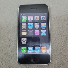 Apple iPhone 3G 16GB Black A1241 AT&T Vintage – Bad Battery Cracked Back
