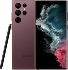 Samsung Galaxy S22 Ultra SM-S908U – 128GB – Burgundy (Wi-Fi Only)