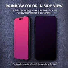 Gradient Tempered Glass Privacy Screen Protector for iPhone Air, Anti Blue Light