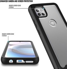For Motorola Moto One 5G Case, Motorola UW Case with Built-in Screen Protection