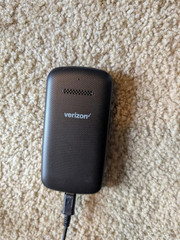 Verizon Cymbal LTE Z233V 4G LTE 2.8″ 2MP Silver Flip Phone