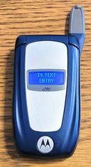 Motorola i760 – Blue and Silver ( Nextel ) Rare iDEN Flip Phone w/ 3 Games