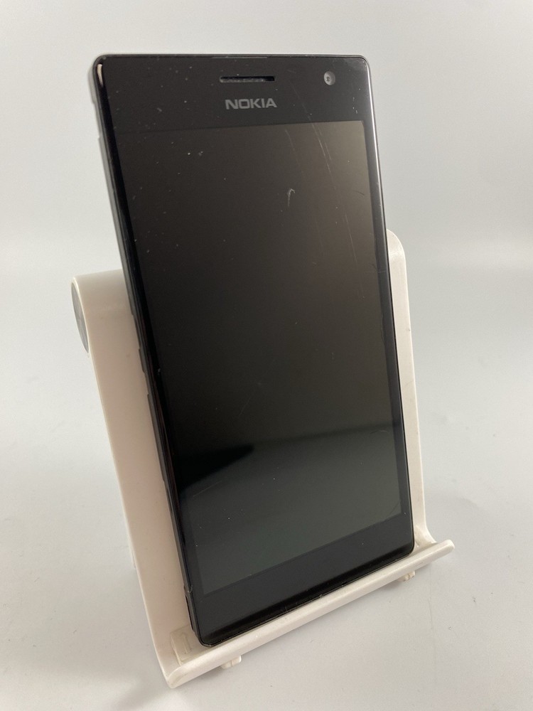 Nokia Lumia 735 Black 8GB 4.7″ 6.7MP Smartphone Incomplete Cracked Faulty #A