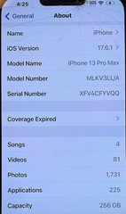 I Phone 13 Pro Max, Sierra Blue, Unlocked, 256 GB. Very Good Condition