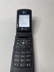 LG CU515 Black Flip Cellphone AT&T 3G Unlocked Great Working Condition