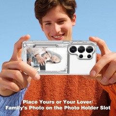 Samsung Galaxy S26 Ultra Case Wallet Clear Case with Card Holder Heavy Duty Cove