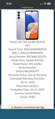 Samsung Galaxy A14 5G 64GB ATT Android Smartphone 6.6″ Black Good
