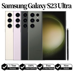 New & Sealed Samsung Galaxy S23 Ultra, 256/512GB, US Unlocked Android Smartphone