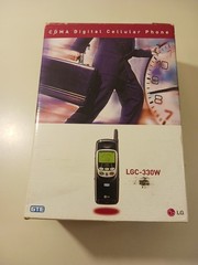 Vintage LGC-330W Flip Phone CDMA Dual Band Digital Cellular Phone Large LCD