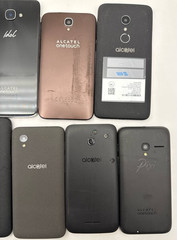 Lot of 11 Android Smartphones Alcatel 1X Idol Hero Pixi Pop Tetra No Power READ