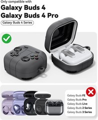 Game Case for Samsung Galaxy Buds 4 Pro Case, Galaxy Buds 4 Case (2026)