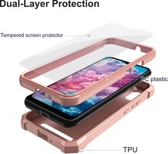 Cloud Stratus C8 Case with Screen Protector, Dual Layer Shockproof TPU Bumper