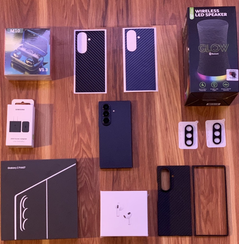 Samsung Galaxy Z Fold7 1TB Black SM-F966U1 (Unlocked) Great Condit + EXTRAS!