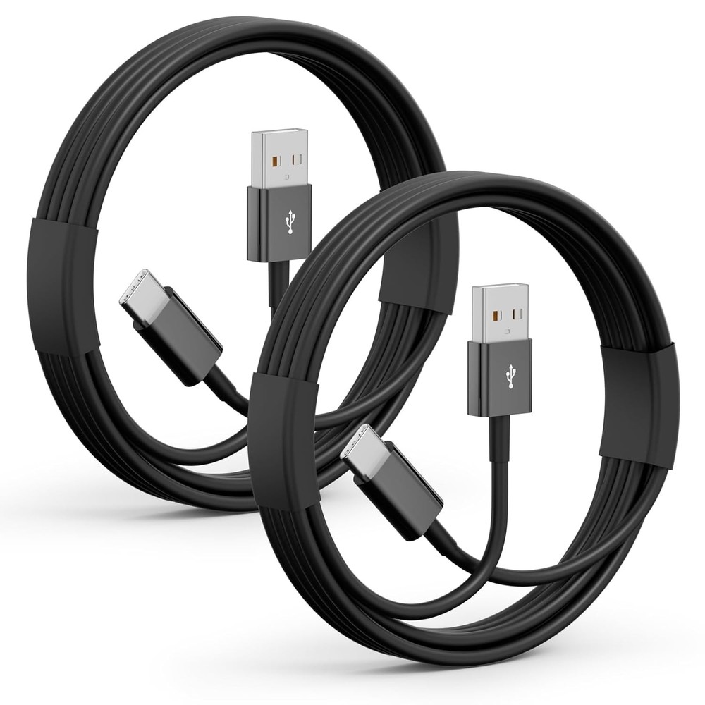 3FT 2-Pack USB-C Fast Charging Cable 3A for iPhone 15/16/17, CarPlay Compatible