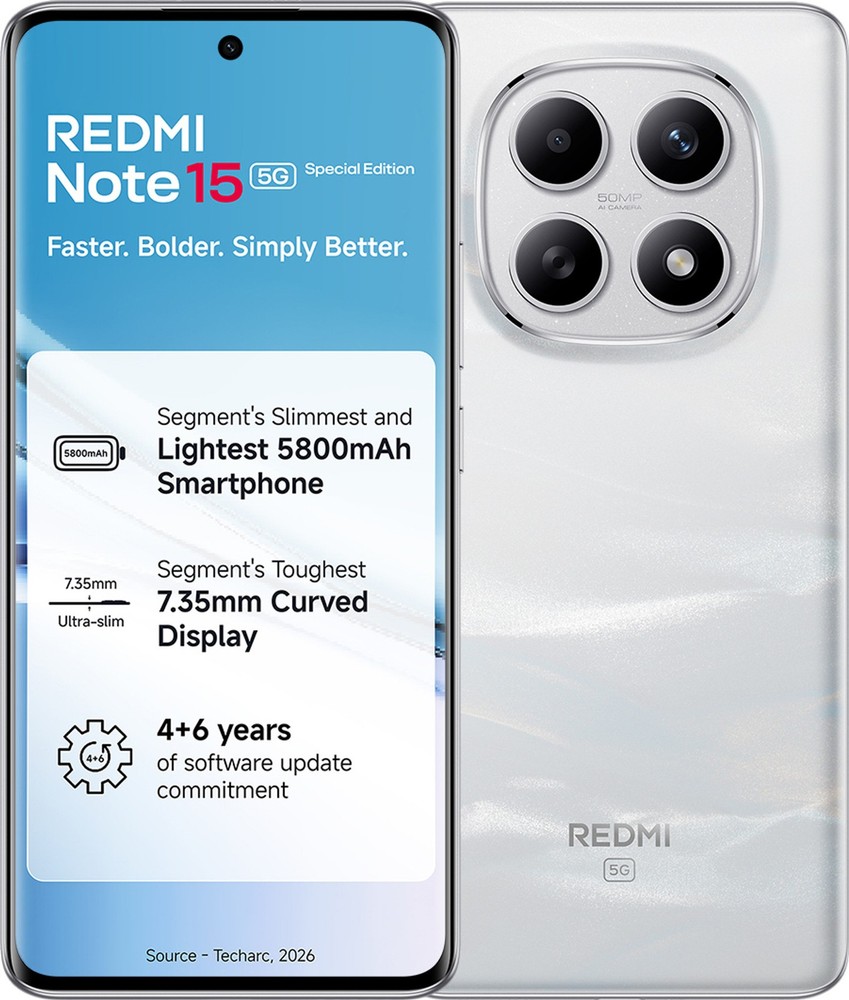 REDMI Note 15 SE 5G 8GB 128GB White Unlocked Dual Sim Global Version