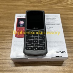 Original Nokia 105 4G Black Blue Dual SIM Unlocked cell phone – New Sealed