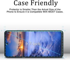 Motorola Moto One 5G Ace Screen Protector Tempered Glass Anti-Fall 9H Clear 2Pac