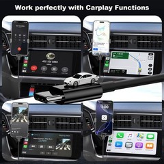 3FT 2-Pack USB-C Fast Charging Cable 3A for iPhone 15/16/17, CarPlay Compatible
