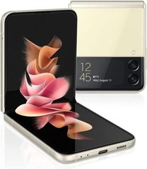 Samsung Galaxy Z Flip3 5G SM-F711U Unlocked 128GB Cream Good