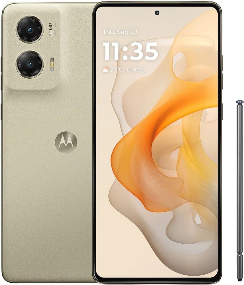 UNLOCKED Motorola Moto G Stylus 5G 2024 XT2419-1 128GB Caramel Latte OPEN BOX A+