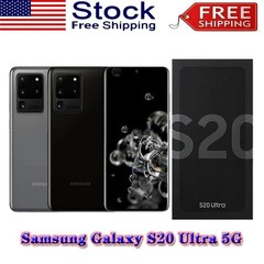 NEW SEALED Samsung Galaxy S20 Ultra 5G SM-G988U 128GB/256GB Factory Unlocked