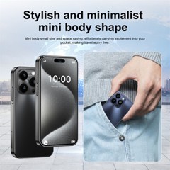 XS16 Pro Max Mini Smartphone 4.0” Android 10 Unlocked 4+64GB GSM WCDMA 2600mAh