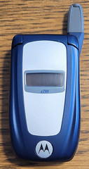 Motorola i760 – Blue and Silver ( Nextel ) Rare iDEN Flip Phone w/ 3 Games