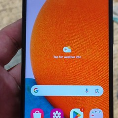 Samsung Galaxy A23 5G UW SM-A236V Black Android Smartphone corner screen crack