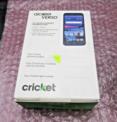 Alcatel Verso 16GB Titan Black – Cricket Wireless Locked – 4G LTE Smartphone