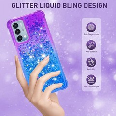Case & Screen Protector for OnePlus Nord N200 5G Soft TPU Glitter Bling Design