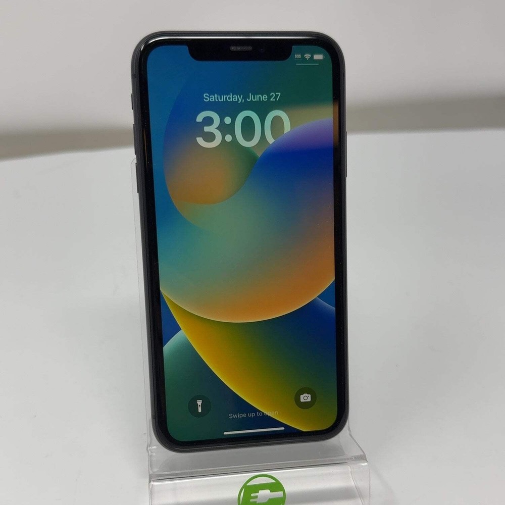 Unlocked Apple iPhone 11 64GB 16.7 Black MWL72LL/A