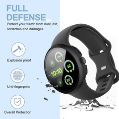 [6+1 PCS] Case & Tempered Glass Screen Protector for Google Pixel Watch 3 45mm