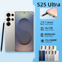 I25 Ultra 7.3 Inch Smartphone tylus 4+64G Real 4G Android 12 Mobile Phone