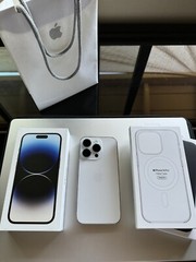 FACTORY UNLOCKED Apple iPhone 14 Pro – 256GB – Silver INCLUDES FREE ITEMS